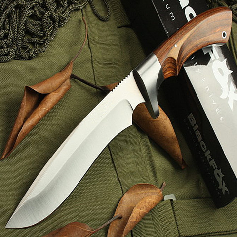 黑狐佼佼者防身刀野营野外刀户外刀具猎刀军工具求生刀荒野赠皮套